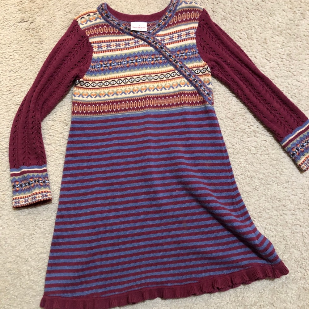 Hanna Andersson sweater dress size 8